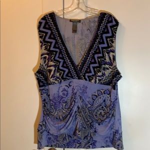 3x sleeveless ruched top by Bisou Bisou